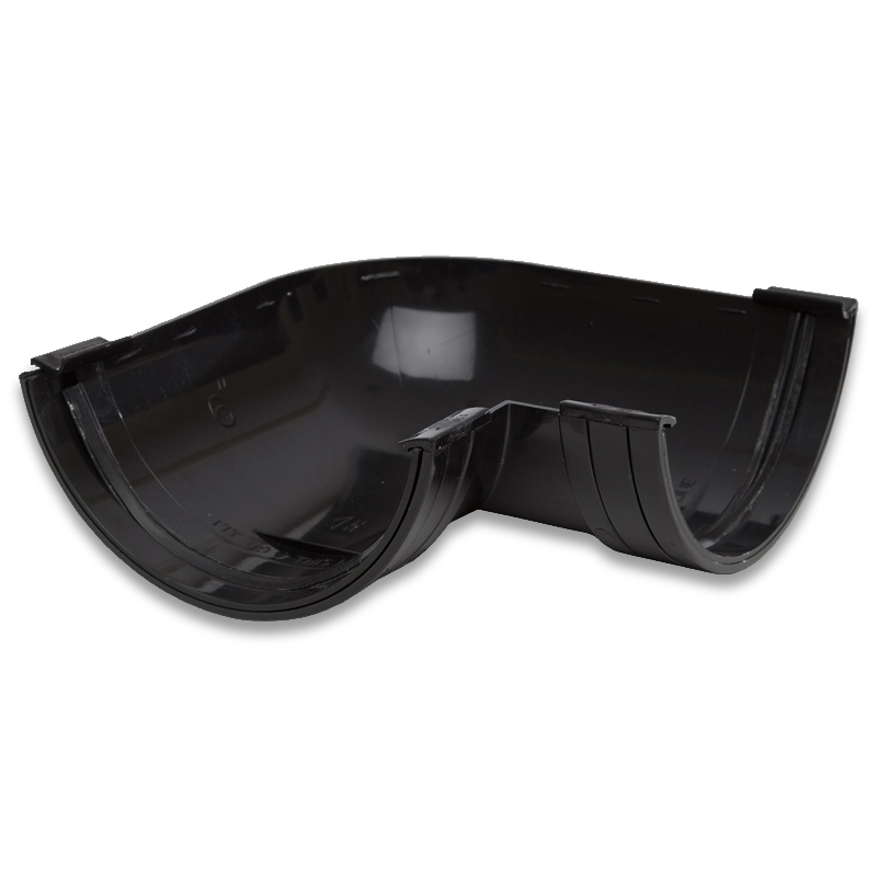 Round gutter angle 90° 90 gutter angle