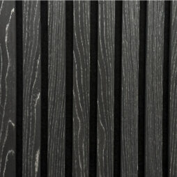 Acoustic Wall Panel Black Oak Silver